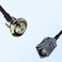 Fakra G 7031 Grey Female - UHF Bulkhead Female R/A Cable Assemblies