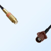 RCA Female - Fakra F 8011 Brown Male Coaxial Cable Assemblies