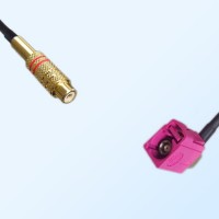 RCA Female - Fakra H 4003 Violet Female R/A Coaxial Cable Assemblies
