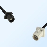 Fakra B 9001 White Male - Fakra A 9005 Black Male Cable Assemblies