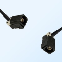 Fakra A 9005 Black Female R/A Fakra A 9005 Black Female R/A Cable