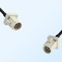 Fakra B 9001 White Male - Fakra B 9001 White Male Cable Assemblies