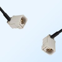 Fakra B 9001 White Female R/A Fakra B 9001 White Female R/A Cable