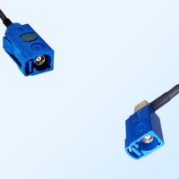 Fakra C 5005 Blue Female R/A Fakra C 5005 Blue Female Cable Assemblies