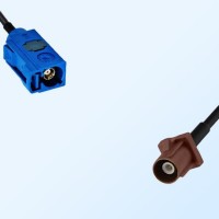 Fakra F 8011 Brown Male - Fakra C 5005 Blue Female Cable Assemblies