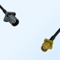 Fakra K 1027 Curry Male - Fakra G 7031 Grey Male Cable Assemblies