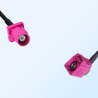 Fakra H 4003 Violet Female R/A Fakra H 4003 Violet Male Cable Assembly