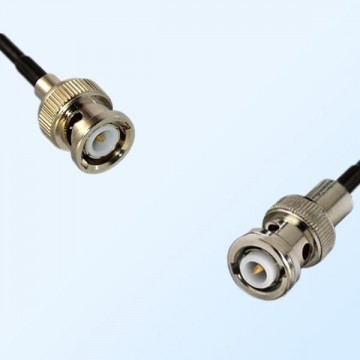 MHV 3kV Male - BNC Male Coaxial Jumper Cable