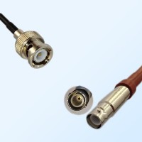 SHV 5kV Female - BNC Male Coaxial Jumper Cable