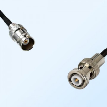 MHV 3kV Male - BNC Female Coaxial Jumper Cable