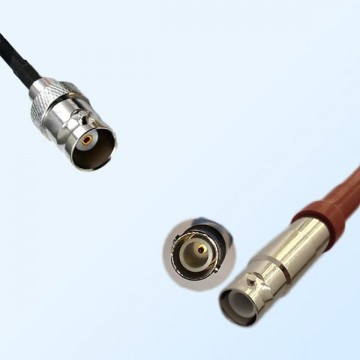 BNC Female - 5kV SHV Female Coaxial Jumper Cable