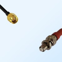 SMA Male - SHV Male Coaxial Jumper Cable