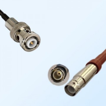 SHV 5kV Female - MHV 3kV Male Coaxial Jumper Cable