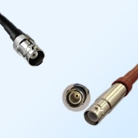 SHV 5kV Female - MHV 3kV Female Coaxial Jumper Cable