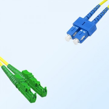 SC E2000/APC Duplex Jumper Cable OS2 9/125 Singlemode