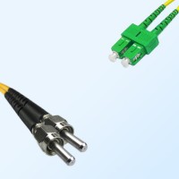 SC/APC SMA905 Duplex Jumper Cable OS2 9/125 Singlemode