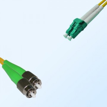 LC/APC FC/APC Duplex Jumper Cable OS2 9/125 Singlemode