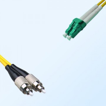 LC/APC FC Duplex Jumper Cable OS2 9/125 Singlemode