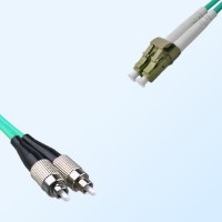 LC FC Duplex Jumper Cable OM3 50/125 Multimode