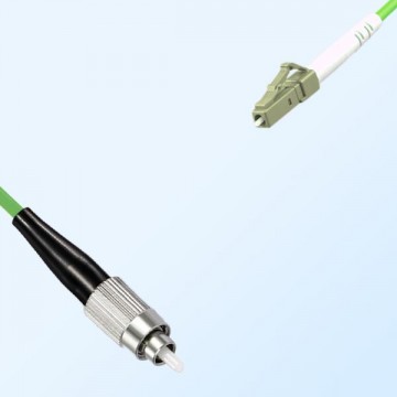 LC FC Simplex Jumper Cable OM5 50/125 Multimode