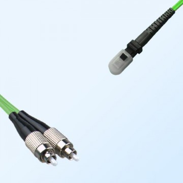 MTRJ Female FC Duplex Jumper Cable OM5 50/125 Multimode