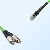 MTRJ Male FC Duplex Jumper Cable OM5 50/125 Multimode