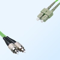 FC SC Duplex Jumper Cable OM5 50/125 Multimode