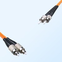 FC ST Duplex Jumper Cable OM1 62.5/125 Multimode