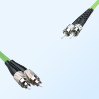 FC ST Duplex Jumper Cable OM5 50/125 Multimode