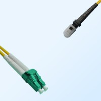 MTRJ Female LC/APC Duplex Jumper Cable OS2 9/125 Singlemode