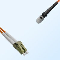 MTRJ Female LC Duplex Jumper Cable OM1 62.5/125 Multimode