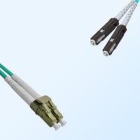 MU LC Duplex Jumper Cable OM4 50/125 Multimode