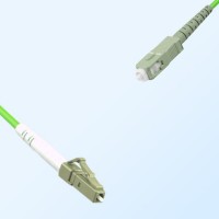SC LC Simplex Jumper Cable OM5 50/125 Multimode