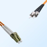 LC ST Duplex Jumper Cable OM1 62.5/125 Multimode