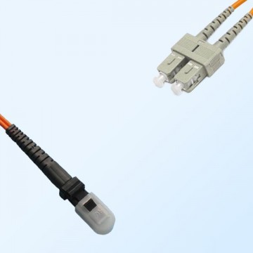 MTRJ Female SC Duplex Jumper Cable OM2 50/125 Multimode