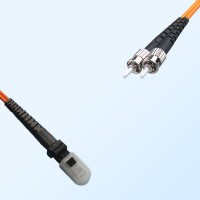 MTRJ Female ST Duplex Jumper Cable OM1 62.5/125 Multimode