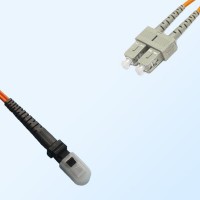 MTRJ Male SC Duplex Jumper Cable OM2 50/125 Multimode