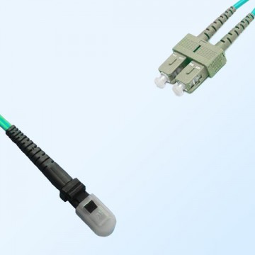 MTRJ Male SC Duplex Jumper Cable OM4 50/125 Multimode