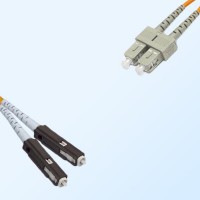 MU SC Duplex Jumper Cable OM2 50/125 Multimode
