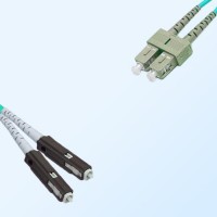 MU SC Duplex Jumper Cable OM3 50/125 Multimode