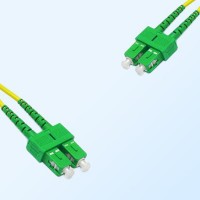 SC/APC SC/APC Duplex Jumper Cable OS2 9/125 Singlemode