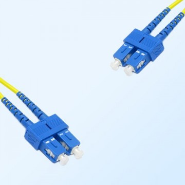 SC SC Duplex Jumper Cable OS2 9/125 Singlemode