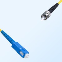 ST SC Simplex Jumper Cable OS2 9/125 Singlemode