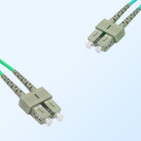 SC SC Duplex Jumper Cable OM3 50/125 Multimode