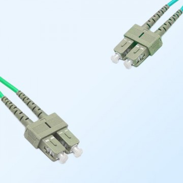 SC SC Duplex Jumper Cable OM4 50/125 Multimode