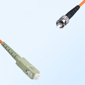 ST SC Simplex Jumper Cable OM1 62.5/125 Multimode
