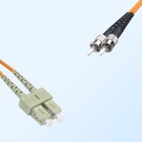 ST SC Duplex Jumper Cable OM1 62.5/125 Multimode