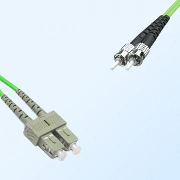 ST SC Duplex Jumper Cable OM5 50/125 Multimode