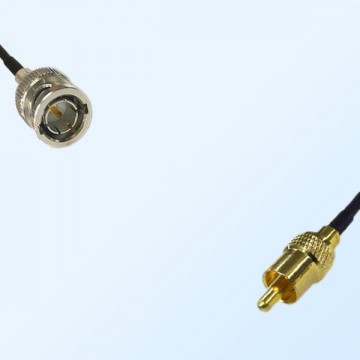 75Ohm BNC Male - RCA Male Cable Assemblies
