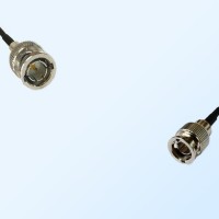 75Ohm Mini BNC Male - BNC Male Cable Assemblies
